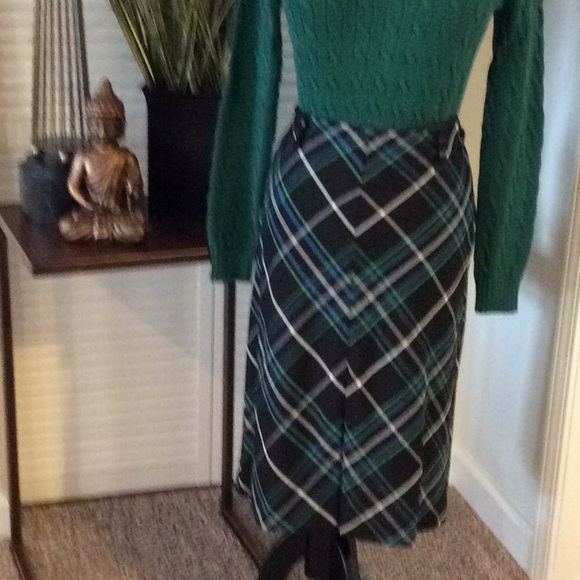 Nine & Company Petite by Nine West Plaid Skirt - Picture 3 of 7